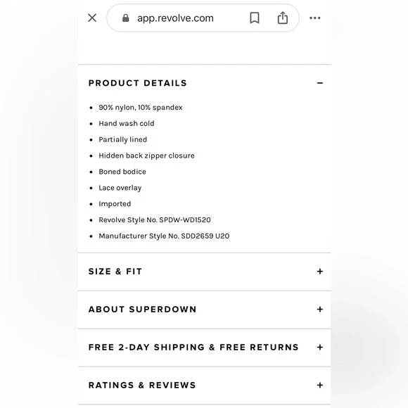 NEW Revolve Corset Bustier Boning Superdown “Vivian” Sleeveless Lace Dress Small - Picture 7 of 11